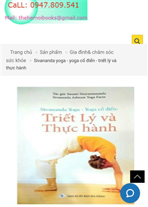 Sivananda Yoga - yoga cổ điển - triết  lý và  thực hành.