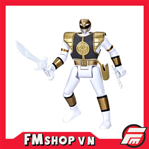 MIGHTY MORPHIN POWER RANGERS RETRO WHITE RANGER