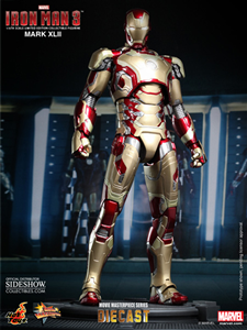 HOT TOYS IRON MAN MARK 42 DIECAST LIKE NEW