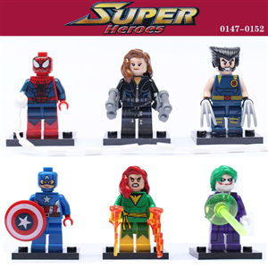 LEGO MARVEL DC SET JOKER SPYDERMAN ...