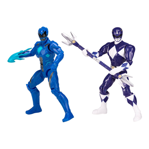 MIGHTY MORPHIN POWER RANGER THEN AND NOW BLUE RANGER