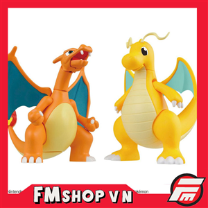 MODEL KIT POKEMON CHARIZARD BATTLE VER VS DRAGONITE