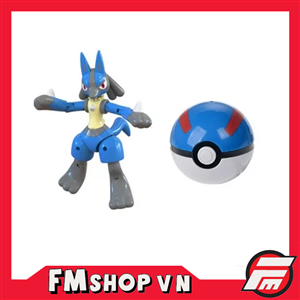 POKEBALL DEFORMATION FIGURES POKEMON LUCARIO