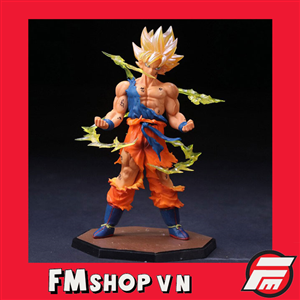 PVC DRAGON BALL GOKU SUPER SAIYAN AWAKENING FAKE