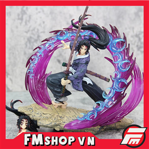 PVC KIMETSU NO YAIBA KOKUSHIBO BLACK DEATH FAKE 30CM