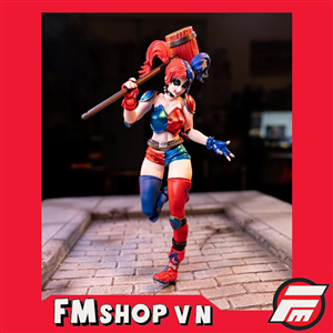 REVOLTECH YAMAGUCHI HARLEY QUINN (RED & BLUE PIGTAILS)