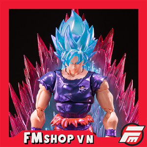 SHF SHINING SOUL GOKU FAKE (KAIO-KEN BLUE VER)