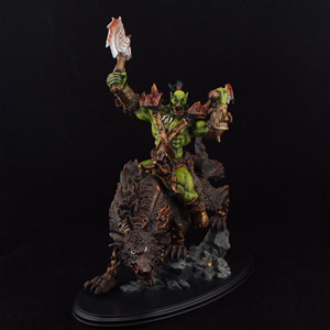 WOW WARCRAFT ORC RIDING WOLF