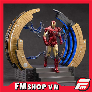 ZD TOYS IRON MAN SUIT-UP GANTRY MARK 6