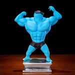 PVC SQUIRTLE MUSCLE FAKE