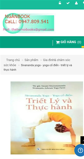 Mua bán Sivananda Yoga - yoga cổ điển - triết  lý và  thực hành.
