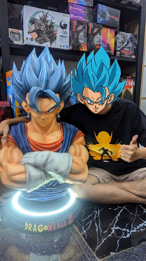 Mua bán TƯỢNG BÁN THAN 1/1 VEGITO SUPER SAIYAN GOD BLUE