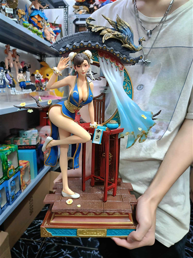 Mua bán PVC CHUN LI BLUE CHEONGSAM SEXY 48CM FAKE