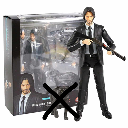 Mua bán (2ND - THIẾU CHÓ, TRẦY) MAFEX NO.085 JOHN WICK: CHAPTER 2