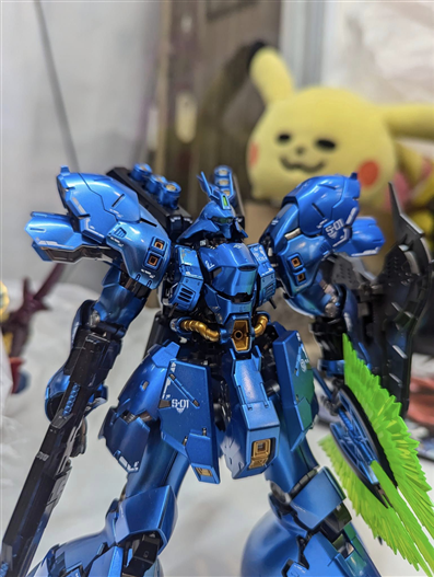 Mua bán (CUSTOM PAINT) RG 1/144 SAZABI BLUE METALLIC VER