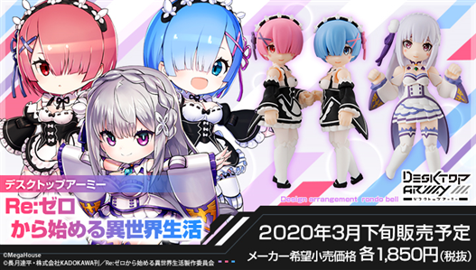 Mua bán DESKTOP ARMY RE:ZERO SET JPV