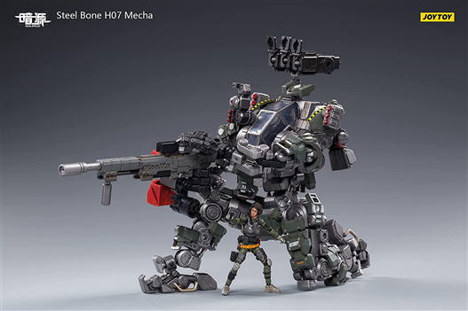 Mua bán JOYTOY STEEL BONE H07 FIREPOWER MECHA OLIVE TYPE OPENED