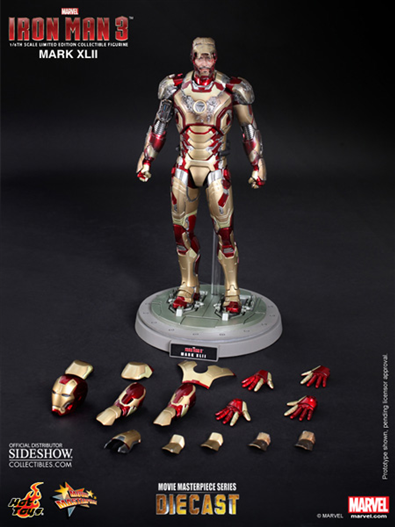 Mua bán HOT TOYS IRON MAN MARK 42 DIECAST LIKE NEW